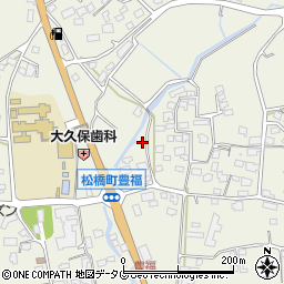 熊本県宇城市松橋町豊福531周辺の地図