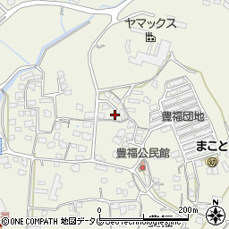 熊本県宇城市松橋町豊福1116周辺の地図