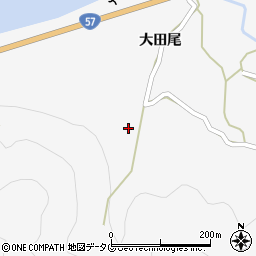 熊本県宇城市三角町大田尾188周辺の地図