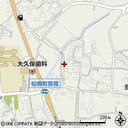 熊本県宇城市松橋町豊福561周辺の地図