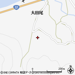 熊本県宇城市三角町大田尾454周辺の地図