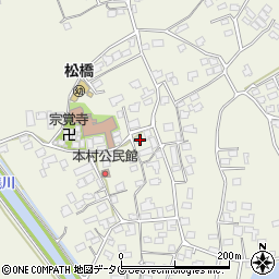 熊本県宇城市松橋町西下郷555周辺の地図