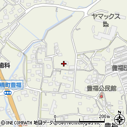 熊本県宇城市松橋町豊福548周辺の地図