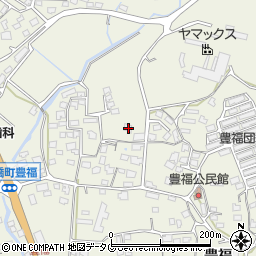 熊本県宇城市松橋町豊福549周辺の地図