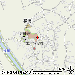 熊本県宇城市松橋町西下郷535周辺の地図