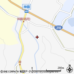 熊本県下益城郡美里町中郡2127周辺の地図
