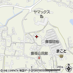 熊本県宇城市松橋町豊福1102周辺の地図