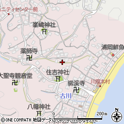 長崎県長崎市川原町周辺の地図
