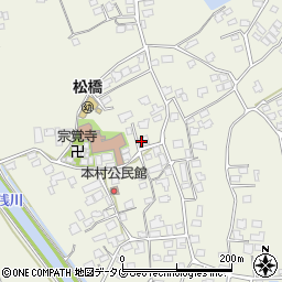 熊本県宇城市松橋町西下郷530周辺の地図