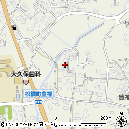 熊本県宇城市松橋町豊福550周辺の地図