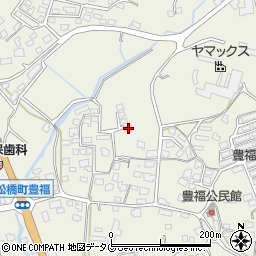 熊本県宇城市松橋町豊福545周辺の地図