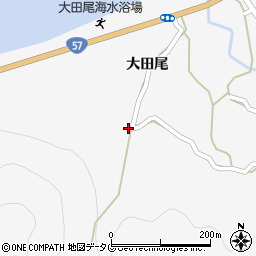 熊本県宇城市三角町大田尾183周辺の地図