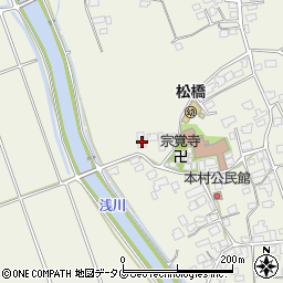 熊本県宇城市松橋町西下郷890周辺の地図