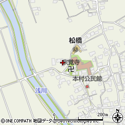 熊本県宇城市松橋町西下郷886周辺の地図