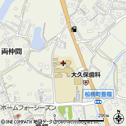 熊本県宇城市松橋町豊福1633周辺の地図