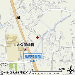 熊本県宇城市松橋町豊福1524周辺の地図