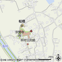 熊本県宇城市松橋町西下郷534周辺の地図