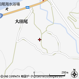 熊本県宇城市三角町大田尾443周辺の地図