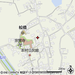 熊本県宇城市松橋町西下郷528周辺の地図