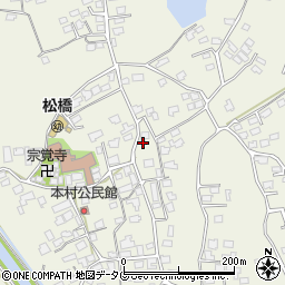 熊本県宇城市松橋町西下郷521-1周辺の地図