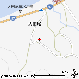 熊本県宇城市三角町大田尾433周辺の地図