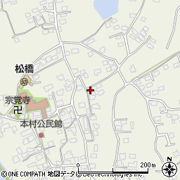 熊本県宇城市松橋町西下郷572周辺の地図