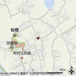 熊本県宇城市松橋町西下郷521周辺の地図