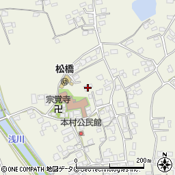 熊本県宇城市松橋町西下郷917周辺の地図