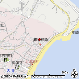 長崎県長崎市川原町36周辺の地図