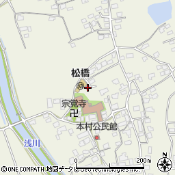 熊本県宇城市松橋町西下郷913周辺の地図