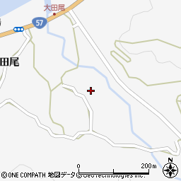 熊本県宇城市三角町大田尾351周辺の地図