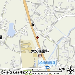 熊本県宇城市松橋町豊福1649周辺の地図