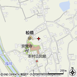 熊本県宇城市松橋町西下郷916周辺の地図