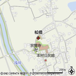 熊本県宇城市松橋町西下郷912周辺の地図