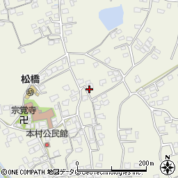 熊本県宇城市松橋町西下郷518周辺の地図