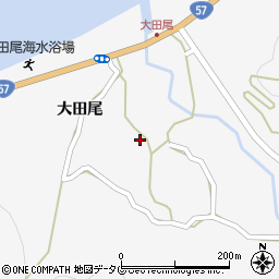 熊本県宇城市三角町大田尾422周辺の地図