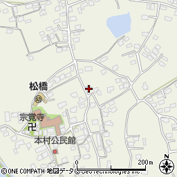 熊本県宇城市松橋町西下郷924周辺の地図