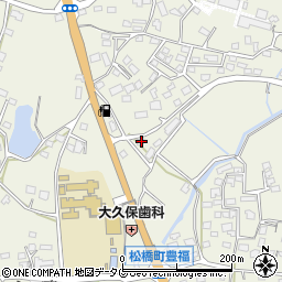 熊本県宇城市松橋町豊福1666周辺の地図