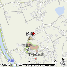 熊本県宇城市松橋町西下郷949周辺の地図