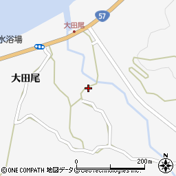 熊本県宇城市三角町大田尾343周辺の地図