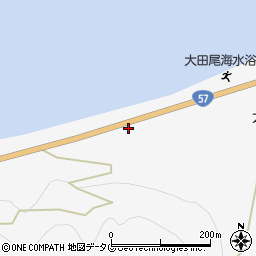 熊本県宇城市三角町大田尾55周辺の地図