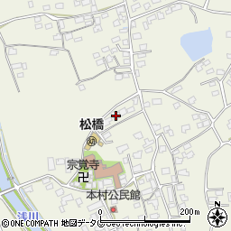 熊本県宇城市松橋町西下郷950周辺の地図