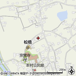 熊本県宇城市松橋町西下郷951周辺の地図