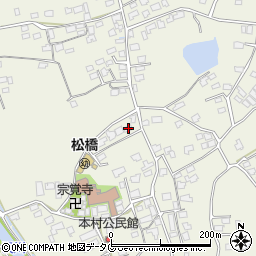 熊本県宇城市松橋町西下郷952周辺の地図