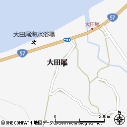 熊本県宇城市三角町大田尾323周辺の地図