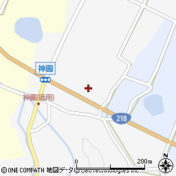 熊本県下益城郡美里町中郡1742周辺の地図