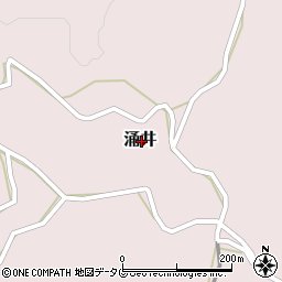 熊本県下益城郡美里町涌井周辺の地図