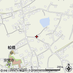 熊本県宇城市松橋町西下郷1105周辺の地図