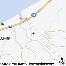 熊本県宇城市三角町大田尾834周辺の地図