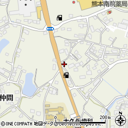 熊本県宇城市松橋町豊福1676周辺の地図